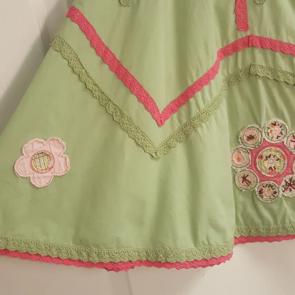 The Children's Place Boho Pink Green Skirt